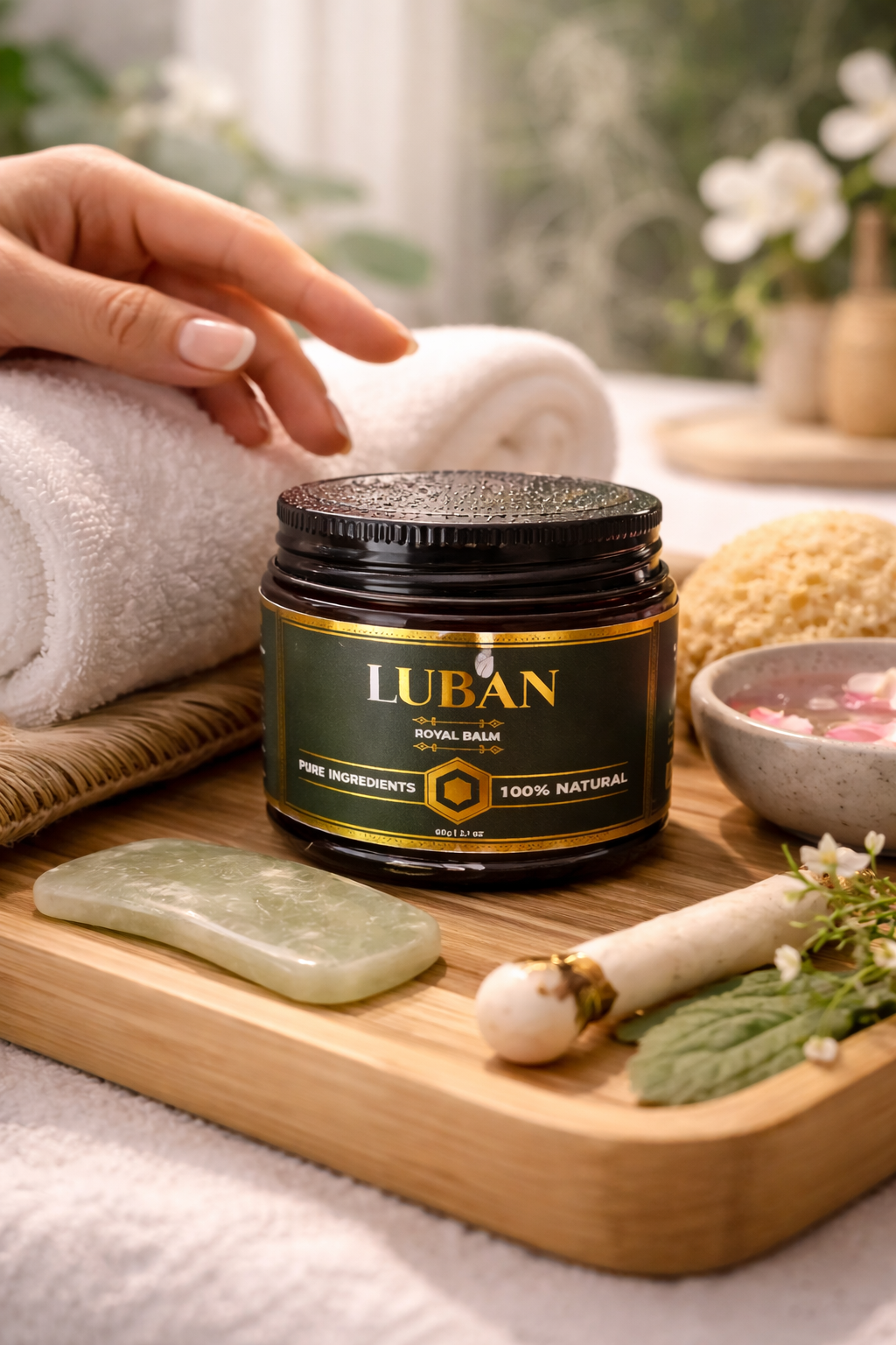 يوفر كريم اللبان ترطيبًا مكثفًا، يقاوم علامات التقدم في السن، ويعيد نضارة البشرة