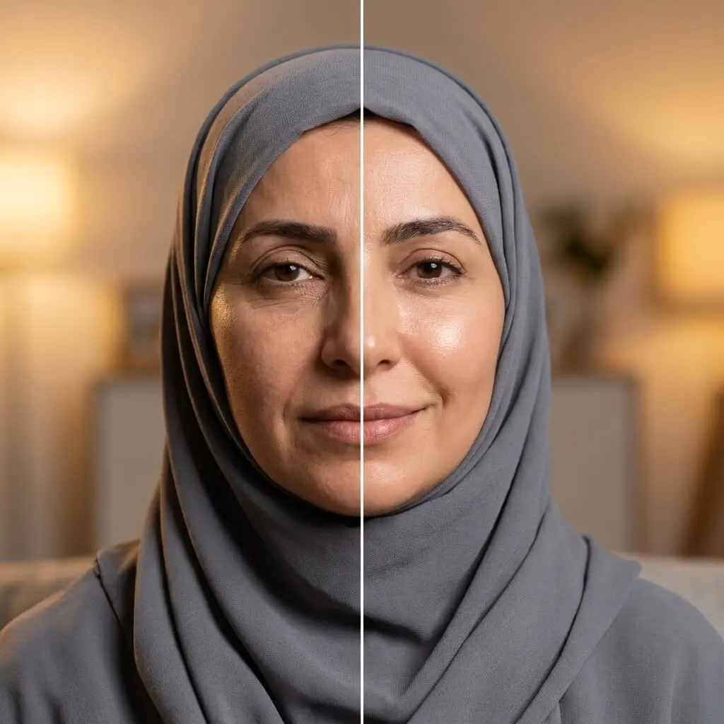 بدمجهما معاً نحصل على نتائج أفضل بالروتين المنتظم — ترطيب عميق وبشرة أكثر نقاءً وإشراقاً